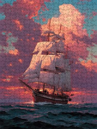 Rompecabezas Adultos Puzzle 3000 Piezas Velero de Mar FNKL7-235 Juego Educativo 3D