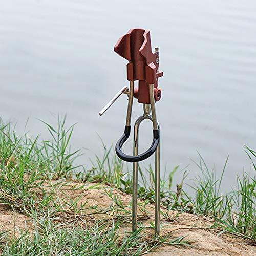 Angelrutenhalter Verstellbare Stange Rack Abnehmbare Aluminiumlegierung Angelrute Grundhalterung – Bild 4