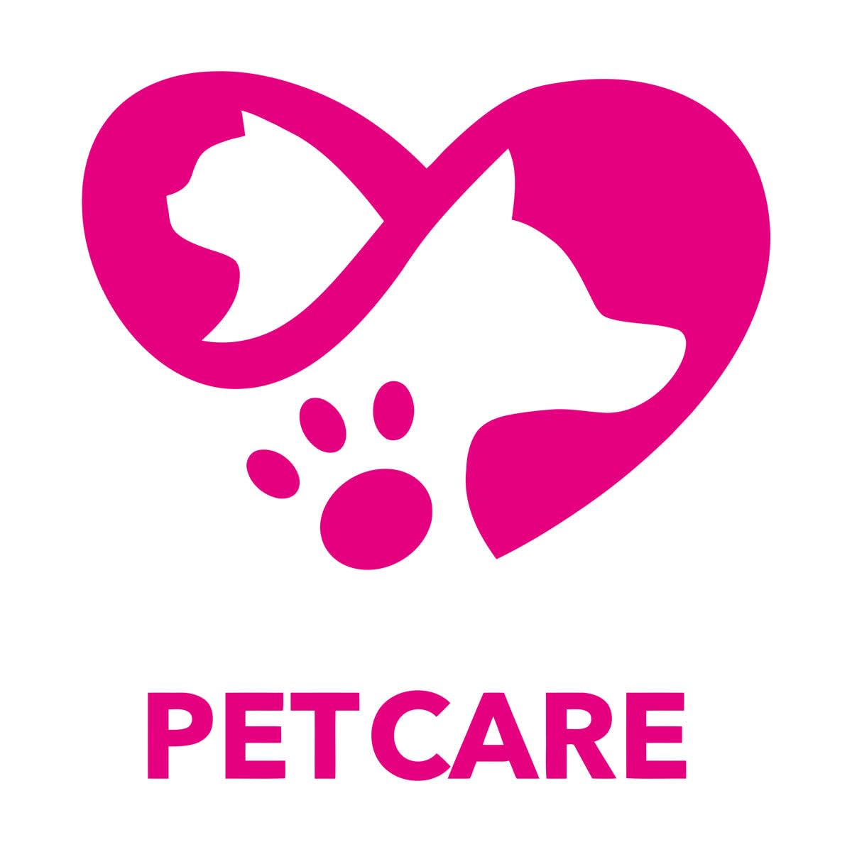 Wall Decals Paster Paper Pet Care Love Friendship Animals Dog Cat 81x86.3cm Removable Without Leaving Glue Extra Large Rosered — image 1