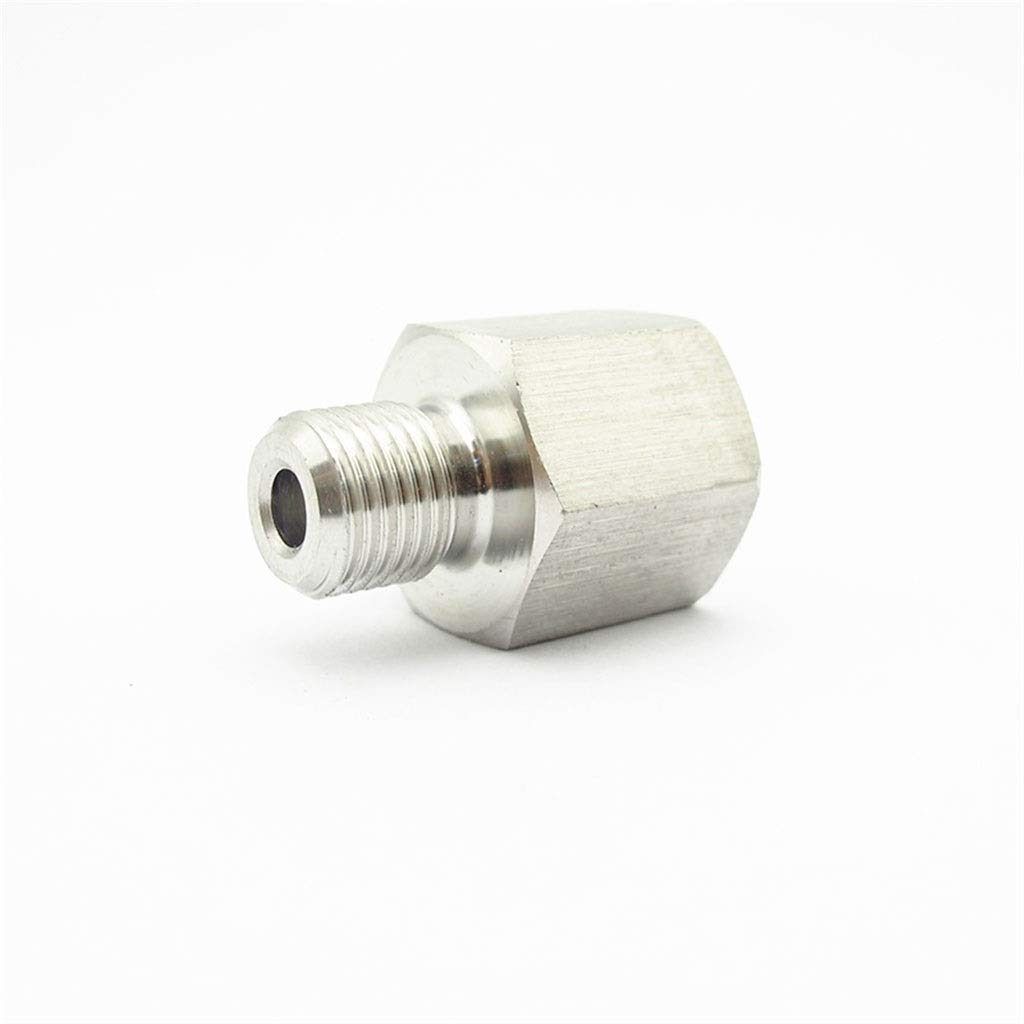 Oteng Men's One Color 304 Stainless Steel To Fe Thread Pipe Fittings Connector - M10 M14 M16 M20 1/8" 1/4" 3/8" 1/2"(F 1/4Inchxm M20x1.5)