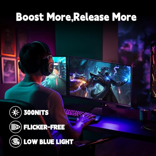 undefined KTC Gaming Monitor 27 inch 180hz 1ms | Fast IPS Screen 1080p Monitor|2 x HDMI 2.0 &1 x Display Port 1.4 | Support Freesync and Wall Mount | 108% sRGB with HDR 10 の商品画像 7