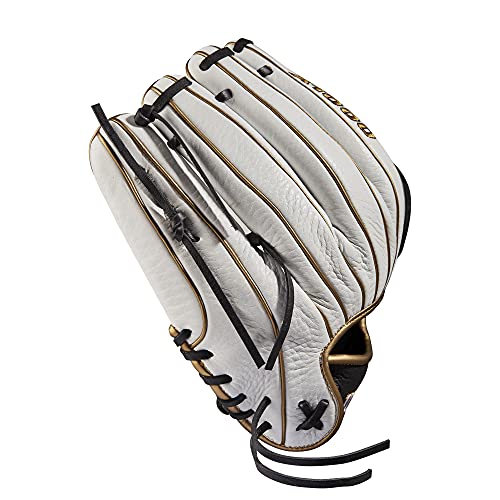 Wilson Womens 12" Softball Glove, White/Black, 12 Us #TOP1