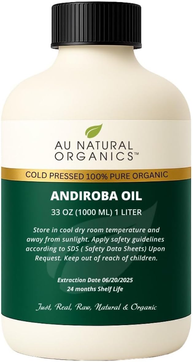 Au Natural Organics 100% Pure Certified Andiroba Oil Wholesale