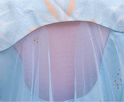 Yigoo Mädchen Prinzessin Kleid Kostüm Mantel Kinder Glanz Kleid Mädchen Weihnachten Verkleidung Karneval Party Halloween Fest 150