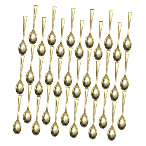 FOMIYES 100pcs Dessert Spoon Practical Plastic Spoons for Ice Cream Cake Pudding for Parties Buffets Home Use