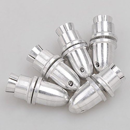 Onkuey5pcs 3.0mm RC Aluminum Bullet Propeller Adapter Holder for Brushless Motor Prop