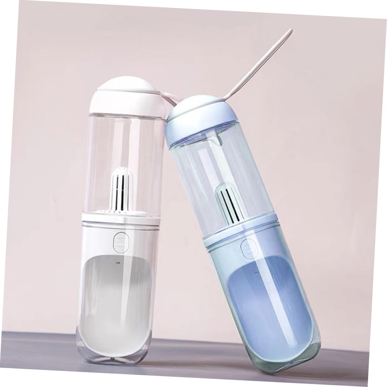 POPETPOP Borraccia per Cani da Viaggio 330ml, Design Antigoccia, Apertura Ampia, Dosatore Portatile per Uscite e Passeggiate