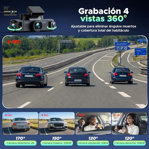 Evite disputas con la dash cam inteligente LAMTTO y sensor G 2