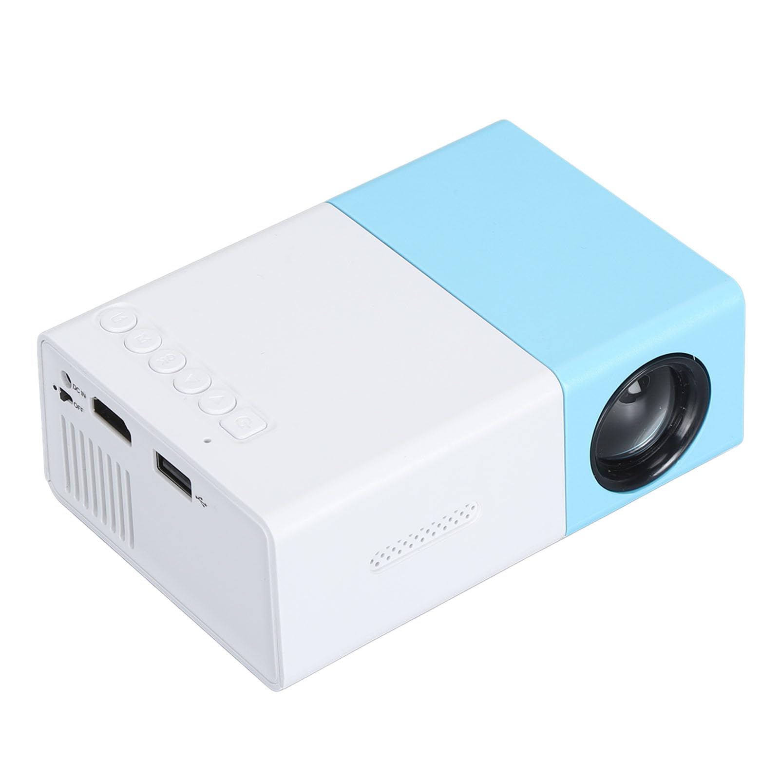 Mini Proiettore, Videoproiettore Portatile da Esterno 1080P Full HD, Proiettore di Film Home Theater per Campeggio Itinerante nel Patio Esterno (Spina europea)