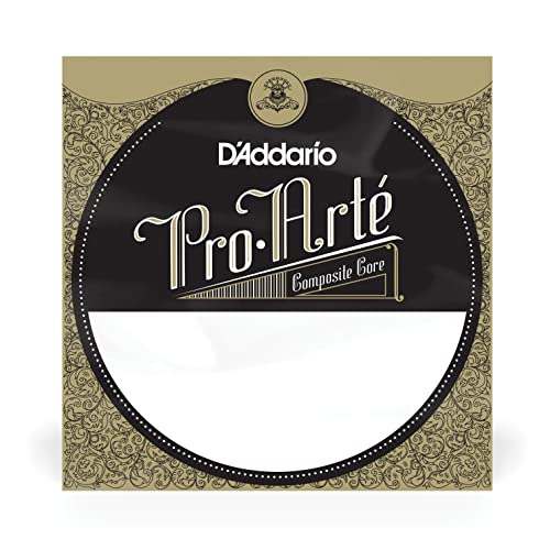 D'Addario Pro-Arte Nylon Hard Tension Single Third String for Classical Guitar, Nylon Classical