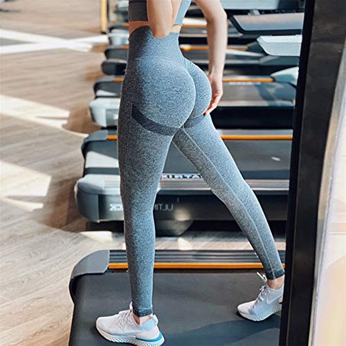 XWU Calças de ioga, Calças de treino justas justas e confortáveis Leggings de treino para correr Jog