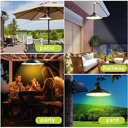Intelamp Solar Pendant Lights, Solar Shed Lights By Remote Control Solar Powered Indoor & Outdoor Lights Hanging Lights For Storage Room Home Yard Porch Balcony #TOP6