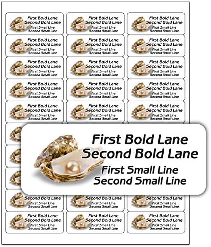 Jewelry Personalized Return Address Mailing Shipping Labels, Gift Sticker, Business Card, Thank You Message, Web Site Advertising, Personal Information (Label-03, 450 Labels on 15 Sheets)
