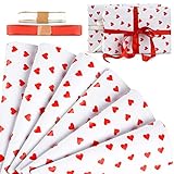 💕【Diseño San Valentín】: de color blanco, pintas de corazones rojos, son bonitos y elegantes.