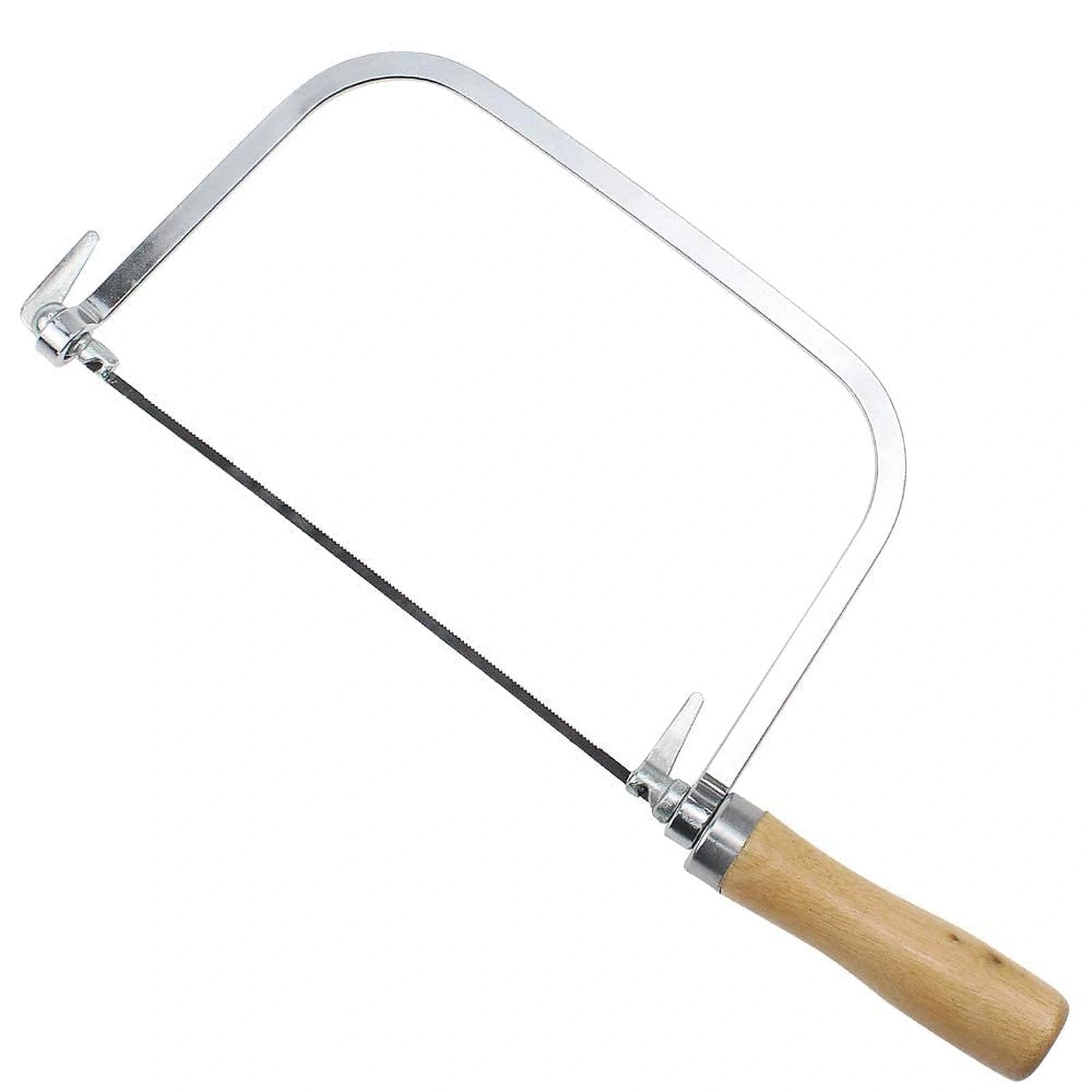 Yplonon Siliver Coping Saw Professional Tools Zb-237 Fret Saw Frame For Wood With Blades Efficient Cutting Mini U Shape Manual Wire Saws For Diy Crafts Manual Model Woodworking