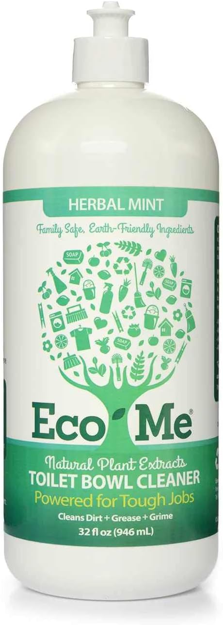 ECO-ME TOILET CLEANER,HERBL MINT, 32 FZ CASE_6