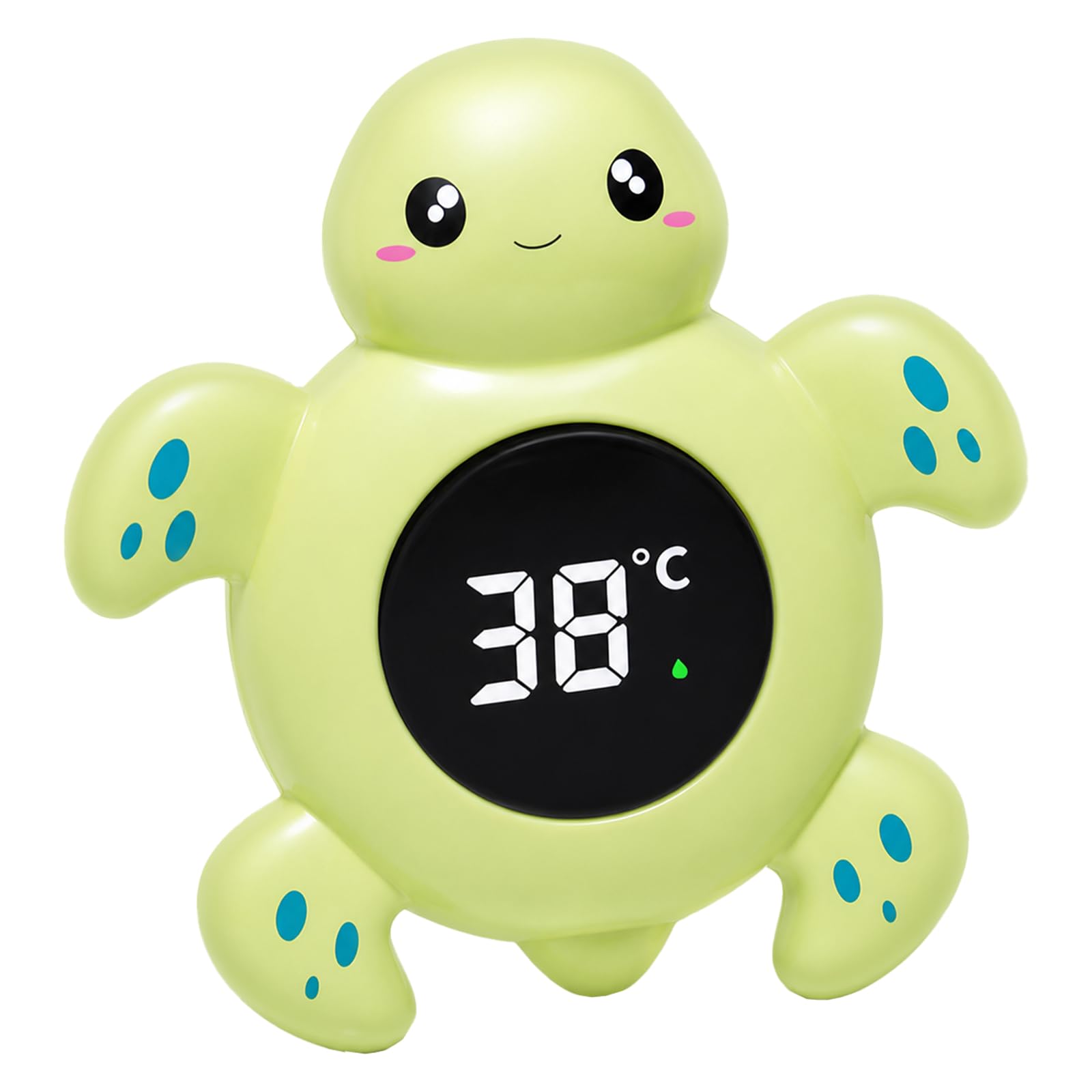 Turtle Bath Thermometer Digital, LED Screen Bath Temperature Thermometer