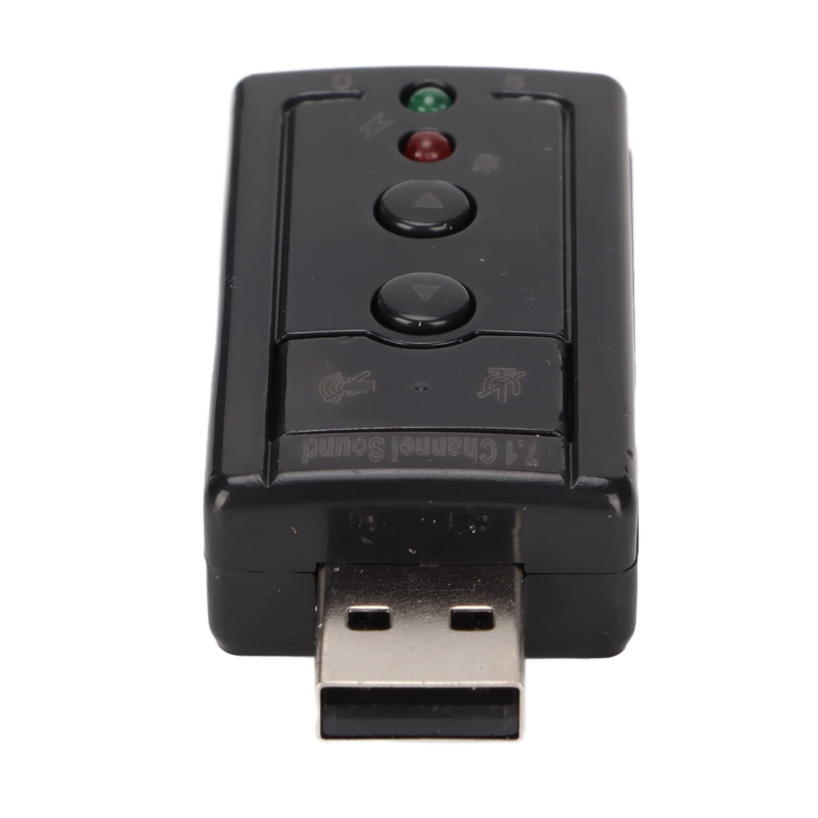Tarjeta de Sonido Externa USB, Adaptador de Audio de Amplificador Interno Estéreo Virtual de 7.1 Canales con Conector de 3,5 Mm para Auriculares Y Micrófono para Teléfono, Computadora Portátil Y PC