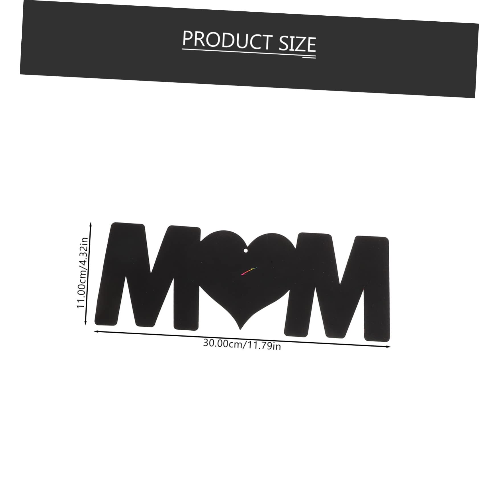 Toddmomy Mother's Day Scratch Painting Set Boys and Girls DIY 1 Set of Festival Decor Scratch Paper Mother's Day Present Idea