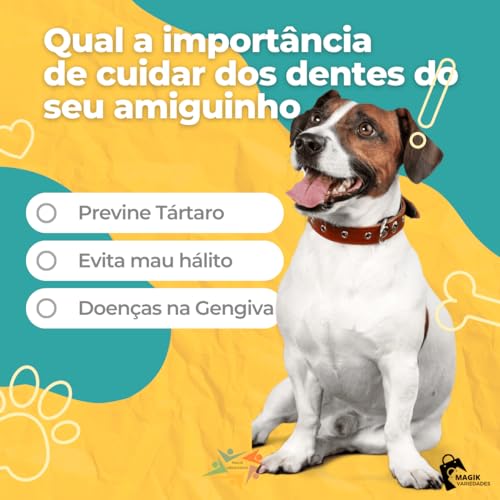 kit 3 Spray Bucal Para Hálito Cães e Gatos Sabores Tutti-Frutti Morango Menta Higienizador Bucal Tch