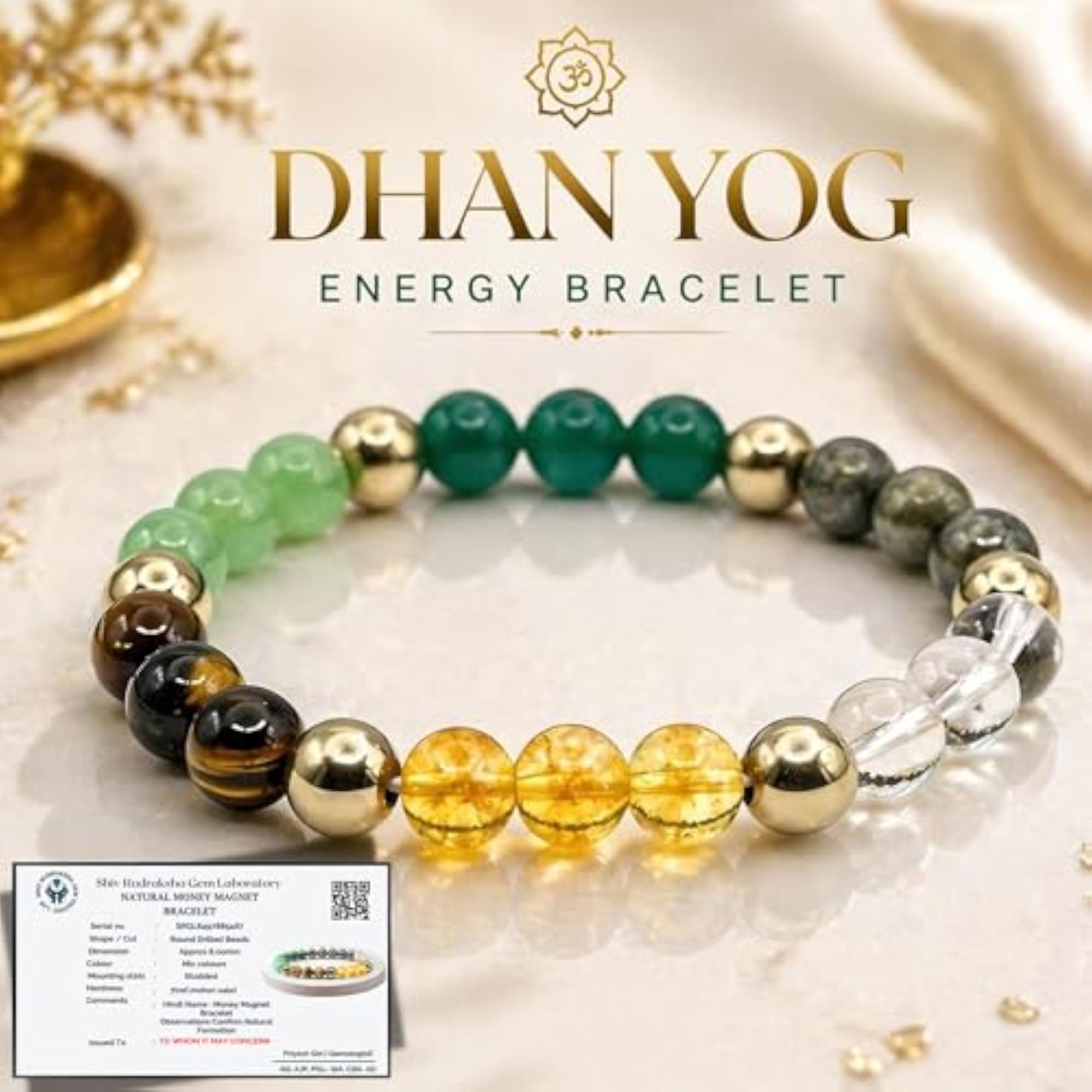 Dhan Yog Money Magnet Bracelet for Wealth & Prosperity