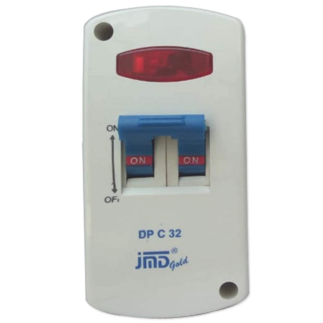 JMD GOLD Poly Vinyl Chloride Plastic Copper Mini DP MCB with Enclosure 32 Ampere/240V (White)-image-47