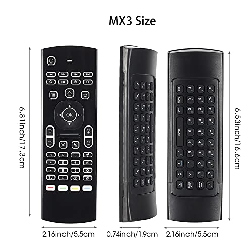 Chunghop Air Mouse 2.4Gb Mini Wireless Keyboard Backlight Remote Multifunctional W Infrared Learning Air Control For Android Smart Tv Box, 3-Gyro And 3-Gsensor, G Box Htpc Mini Pc,Ps3/4 Xbox 360 #TOP5