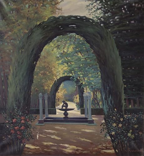 Pinturas famosas impresiones de lienzo de alta fidelidad Santiago Rusiñol poster artístico