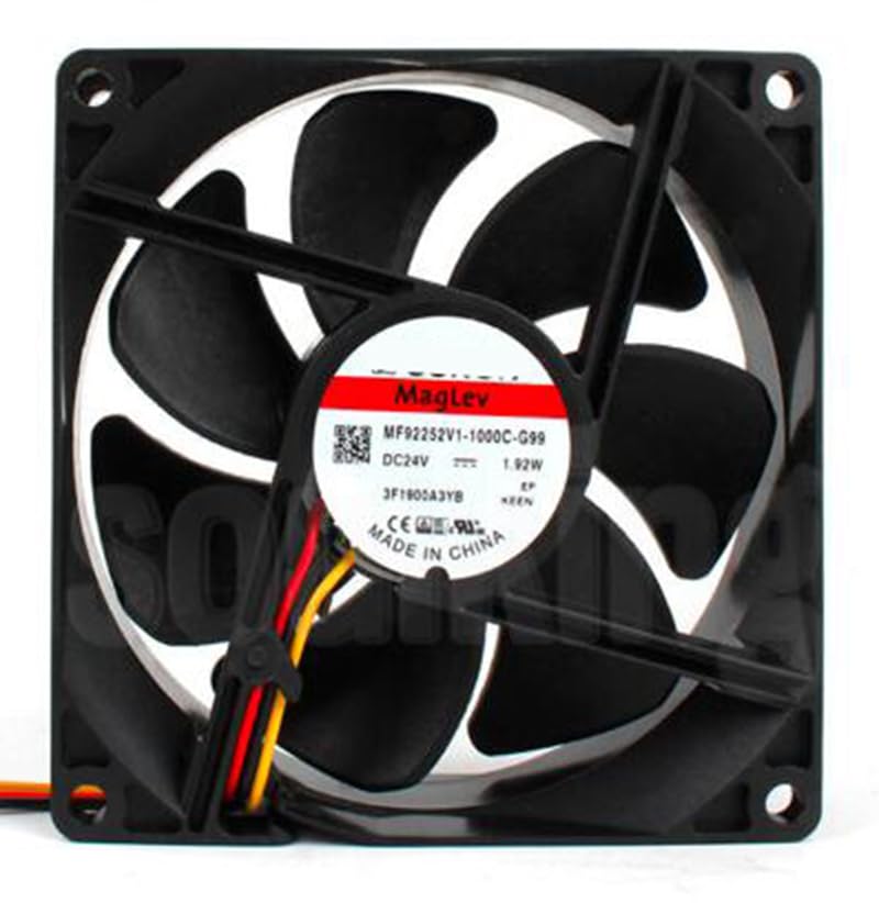 Ventilateur inverseur 24V silencieux et économique 1.92W MF92252V1-1000C-G99