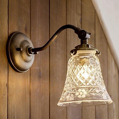 Amazon | アンティーク調ウォールランプ・ガラスシェード・AURORA