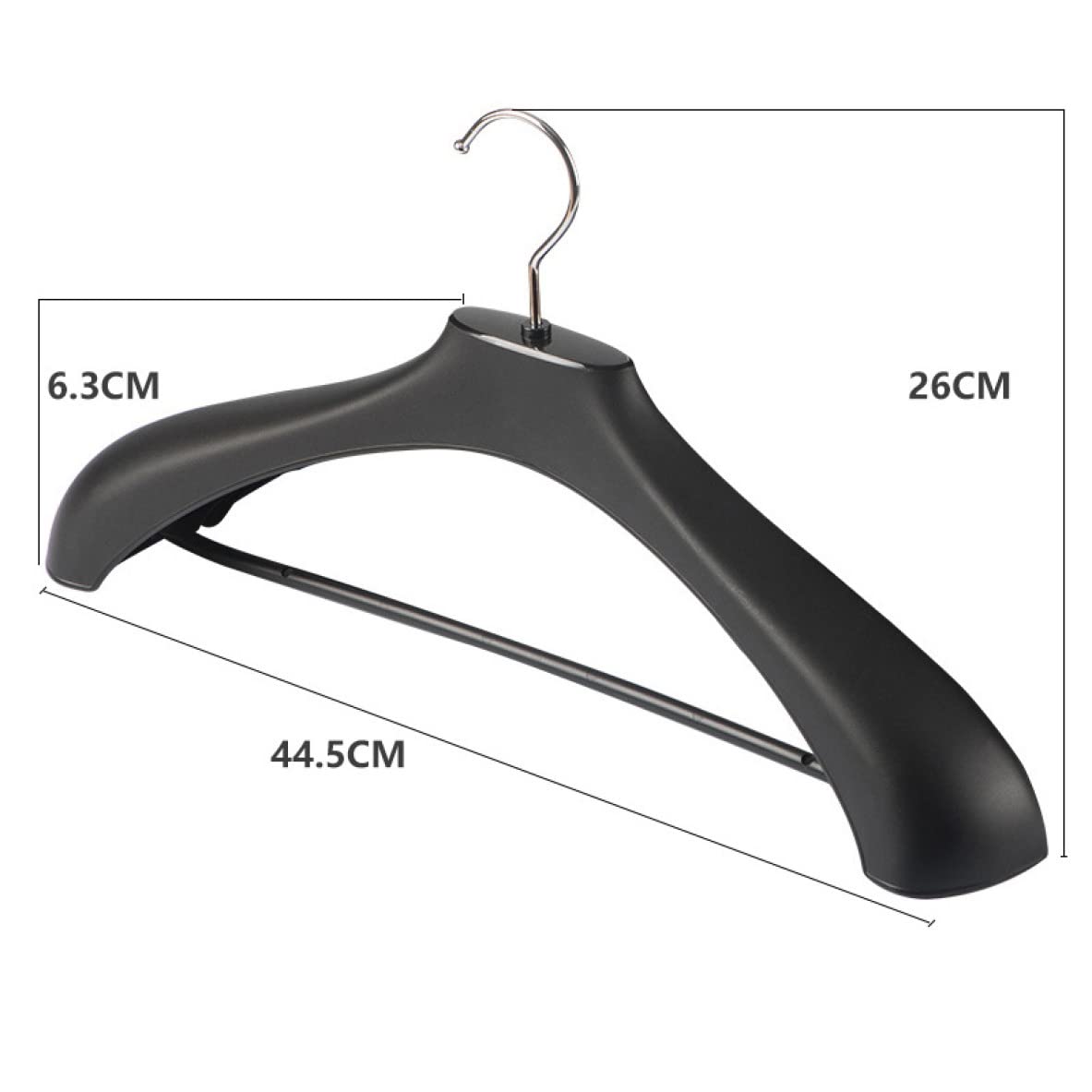 Amazon.co.jp: ハンガー 型崩れしない tシャツハンガー 黒 洗濯