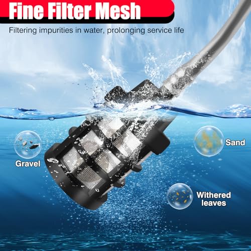 21V Electric High Pressure Washer 180W Home Garden Cleaning Machine with 6 In 1 Nozzles for Washing Cars, Watering Flowers, Cleaning Floor, 1x1300mAh Battery, Fast Charger (Red) - Image 5