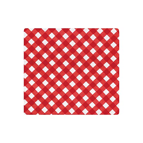 Image of Little Treasure Hudson Baby Cotton Poly Flannel Receiving Blankets Multipack, Red Girl Farm, 30x30 inches