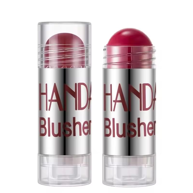 Multi-use Face Blush Stick for Cheeks High Pigment Red Contouring with High Pigment Check Stain Blush Long Lasting for Cheeks and Lips with Beautiful Natural Finish (05#, 1.0 Ounce (Pack of 1))