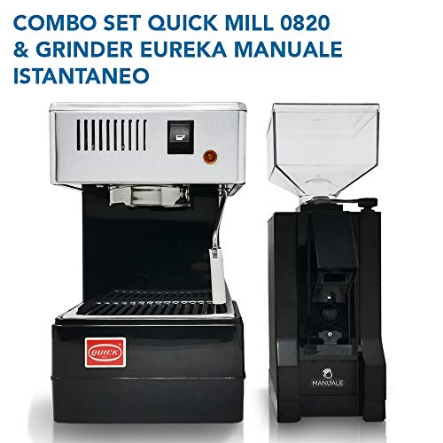 LA GONDOLA Combo Set - Maquina de café espresso Quick Mill 0820 y molinillo de café Eureka Made in Italy - Imagen 3