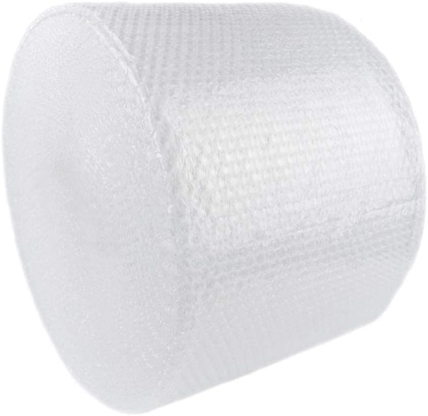 100 Foot Bubble Cushioning Wrap Roll 3/16" (SMALL) Bubbles, 12" Wide, Perforated Every 12" BASH Brand