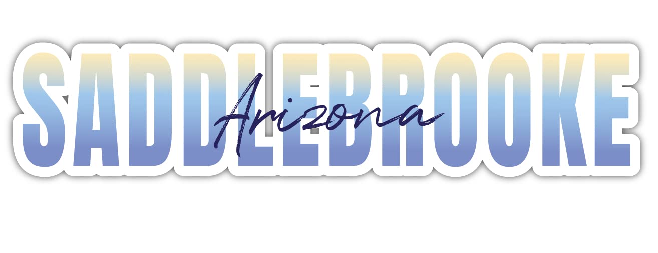 Saddlebrooke Arizona Souvenir 2-Inch Magnet Script Design 2 Inch|Magnet