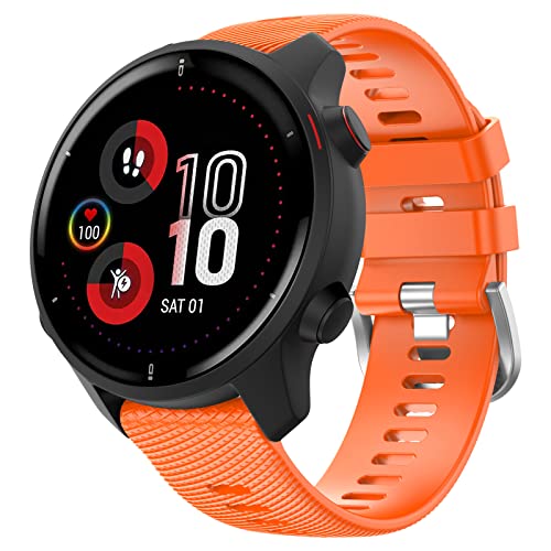 MYSNBKN Bracelet de Montre Compatible avec Venu 2 plus Bandes en Silicone de 20MM Largeur pour Garmin Vivoactive 3 Music/Venu 2 plus/Vivomove 3/Luxe/Style/HR/Forerunner 245/645 Music