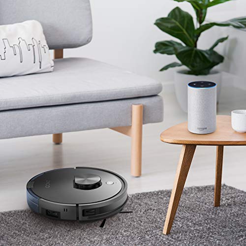 ZACO A10 Saugroboter mit Wischfunktion (Neuheit 2021), 360° Laser-Navigation, Alexa & Google Home Steuerung, Mapping, No-Go-Zonen, Timer, für Hartböden & Teppich, bis 2 Std saugen oder wischen, Grey - 6