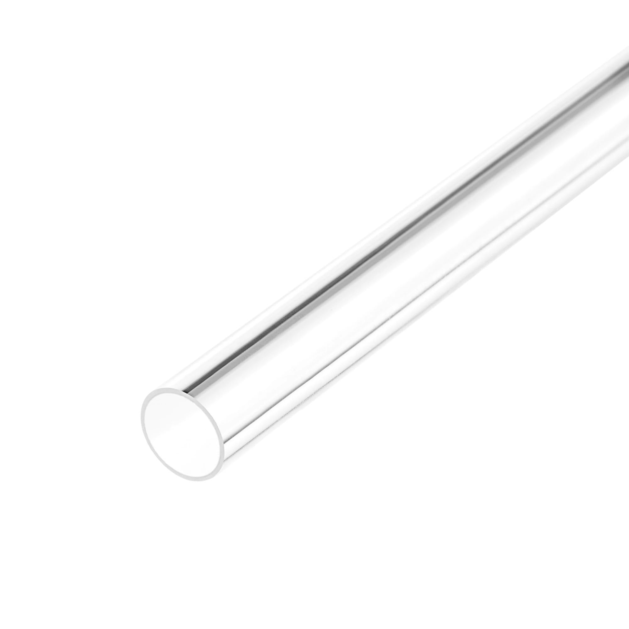 Condotti rigidi in PVC, Tubo tondo in PVC rigido trasparente, misure multiple 0,5-0,6 m(23mmx25mmx0.6m 2Pcs)