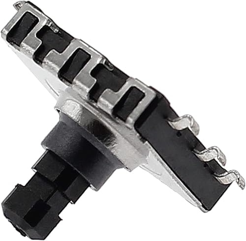 Miniatura 4 de Mecion 10 interruptores táctiles táctiles de botón pulsador, 0.394x0.394x0.354 in 6 pines 5 vías momentánea SMD SMT táctil táctil interruptor táctil