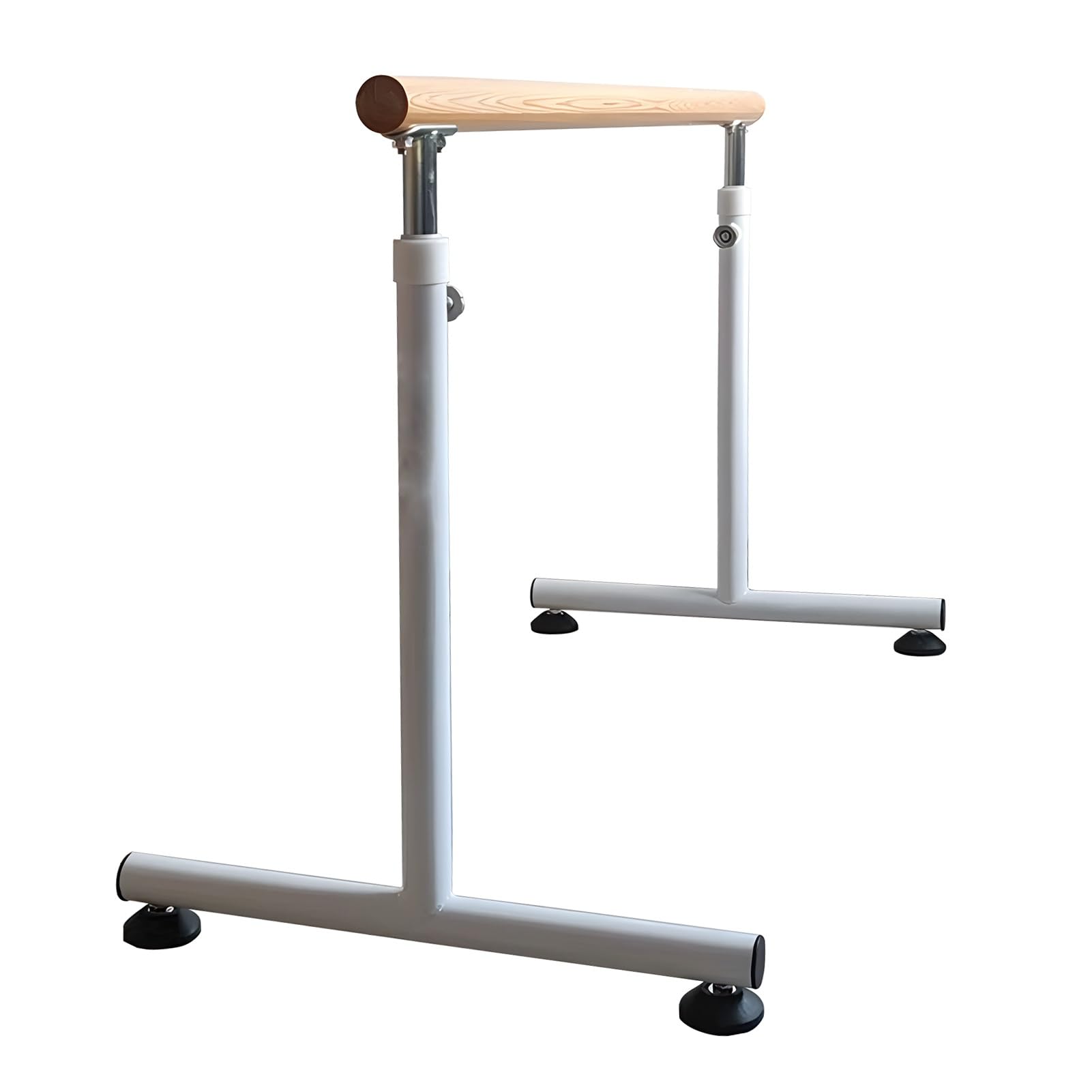 Barre de ballet portable avec bouton de réglage pour étirements à domicile