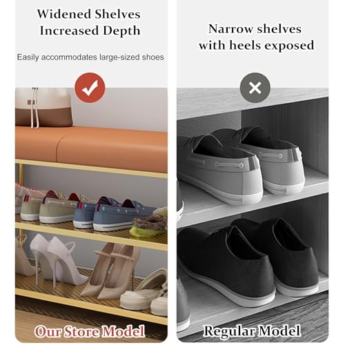 Banc d'entrée rangement chaussures pour optimiser les petits espaces et couloirs - 5