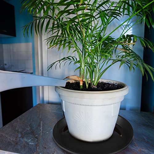 6 Stück 18 cm Blumentopf Untersetzer aus Kunststoff Blumentopfuntersetzer Rund Pflanzentopf Untertasse Plastik Pflanztopf Unterteller für Pflanzkübel Blumenkübel Tablett Blumen Pflanzen Garten