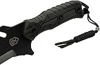 Vista 5 de Sierra Zulu Trident Machete - Stainless Steel, 24.0 inches Overall, Modified Tanto Blade with Saw Tooth Back Edge - Tactical Nylon Sheath with