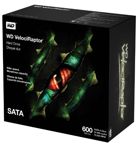 WD VelociRaptor WD3000HLHX Disque dur 300 Go interne 3.5 SATA 6Gb/ 10000 toursmin mémoire tampon : 32 Mo - vue 5