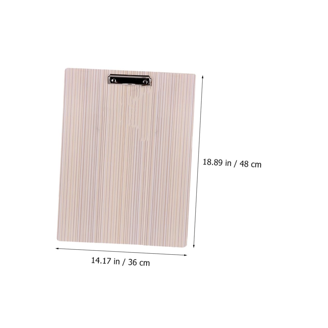 Tablero de dibujo de madera de 48 x 36 cm con clip, cuaderno de bocetos portátil para artistas y estudiantes, color natural, ideal para uso al aire libre y estudio, suministros de dibujo versátiles