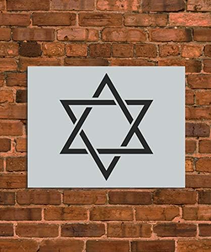 Miniatura 2 de Plantilla de plantilla de Star of David  Plantilla reutilizable  Innovo plantillas (5.5 x 5.9in)