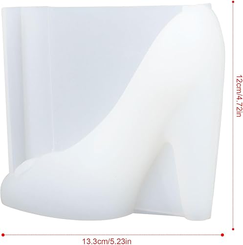 Miniatura 2 de Luxshiny Molde de tacones altos Moldes de silicona para zapatos, aretes, moldes de epoxi, moldes de fondant de silicona de tacón alto, moldes para