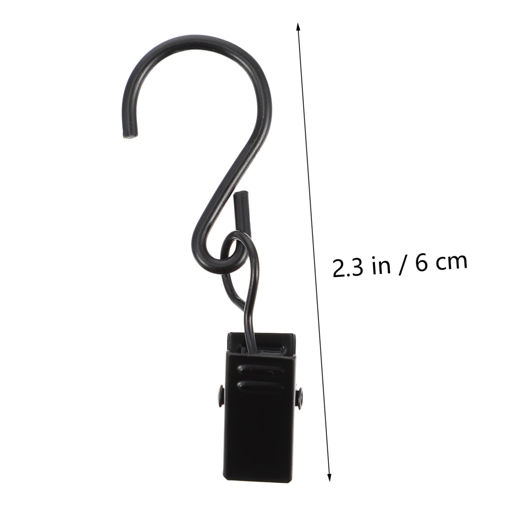 ULTECHNOVO 50Pcs Simple Curtain Clamps Hook Clips for Easy Curtain Hanging Clips for Drapes Backdrop Clamp Accessories for Home Hotel Restaurant and Event Decor